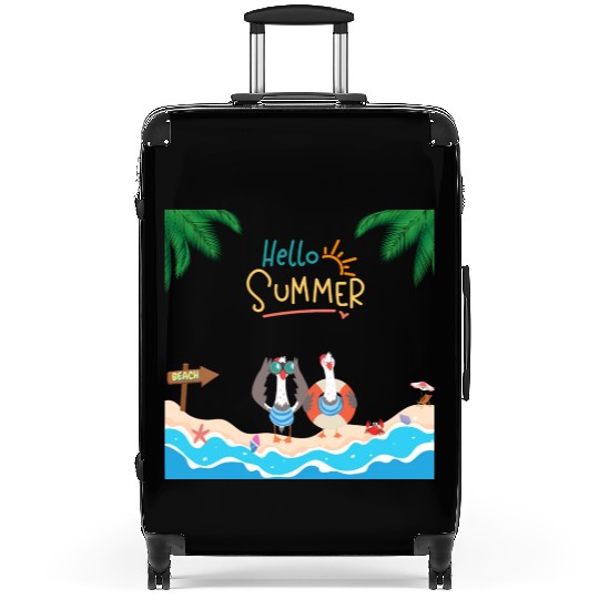 beach lobster Suitcases
