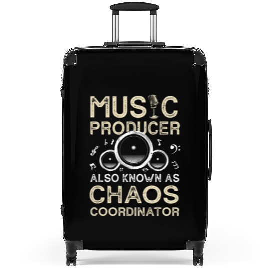 Funny Music Producer Chaos Coordinator Suitcases