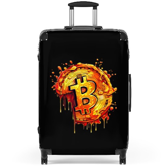 Bitcoin Pizza Day Funny Crypto Currency Trading Suitcases