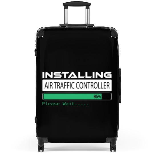 Please Wait Installing Air Traffic Controller, Suitcases