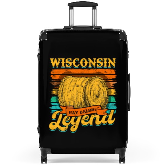 Hay Bale Farming Wisconsin Hay Baling Legend Suitcases
