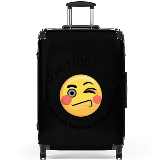 April Fools' Day: Where Sarcasm Reigns Supreme  D83D DE0F Suitcases