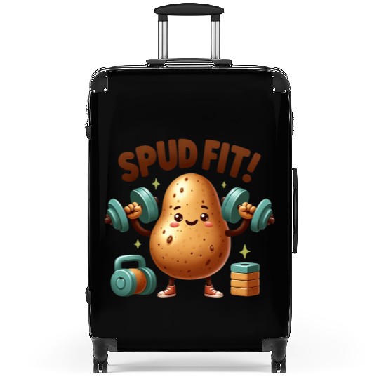 Spud Fit: Lifting Potato Gym Suitcases