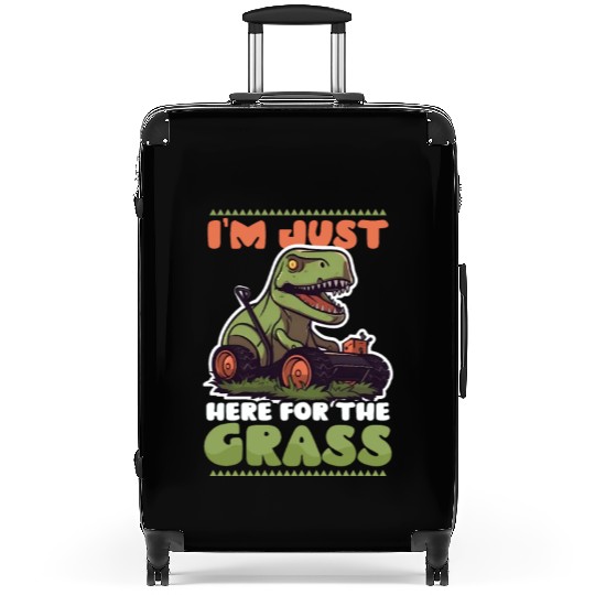 Landscaper Gardening Here For Gras Dinosaur Suitcases