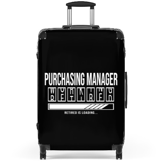 Retirement gift idea Retired Purchasing-Manager Suitcases