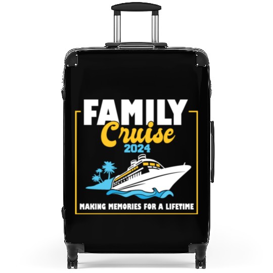 Family Cruise 2024 Voyage Cruising Tour Matching Suitcases