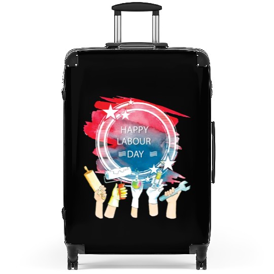 Labor Day Celebration Artwork Suitcases