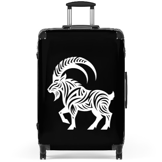 Capricorn Tattoo Style Suitcases