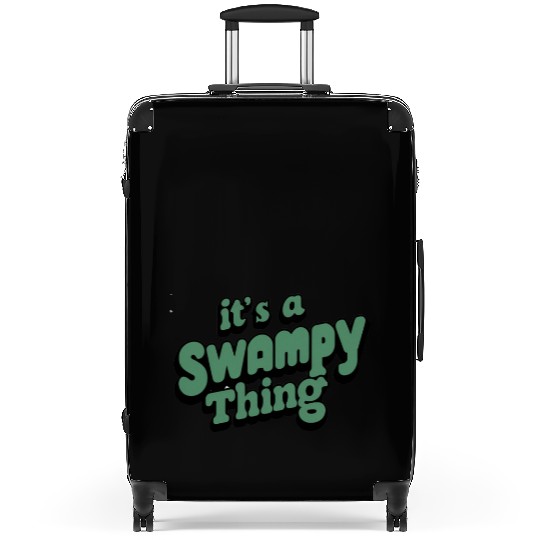 3D its Swampy Thing Suitcases