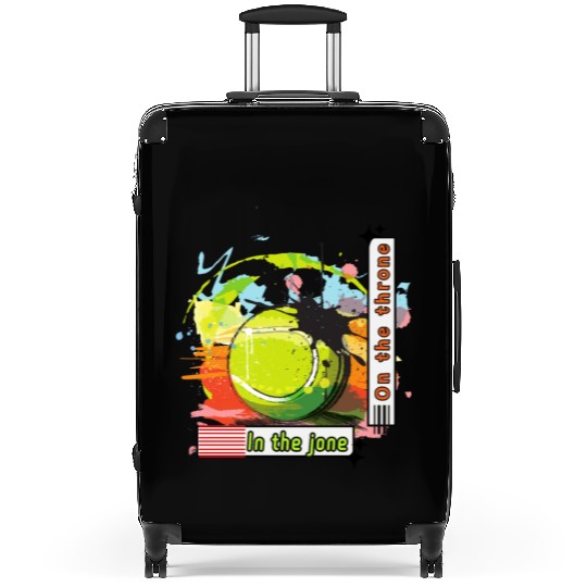Typography tennis design Suitcases