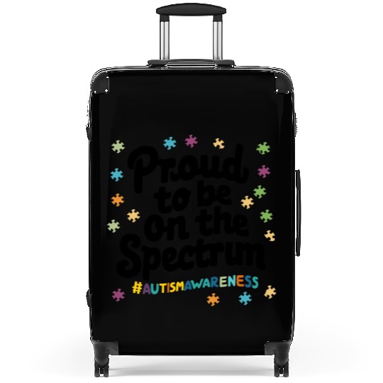 Proud To Be On The Spectrum Autism Awareness Suitcases