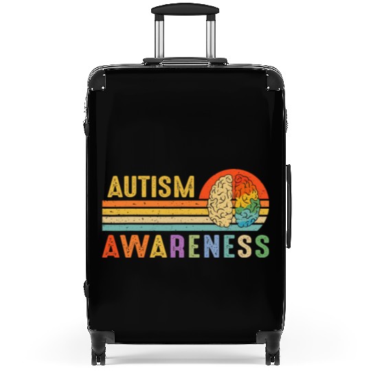 World Autism Awareness Neurodiversity Autistic Suitcases