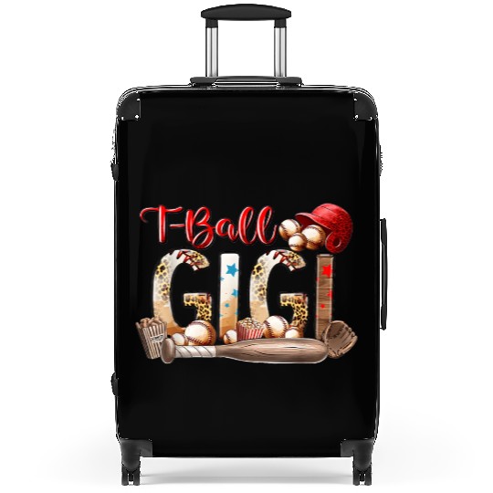 Leopard T-ball Gigi For Baseball Lover Suitcases