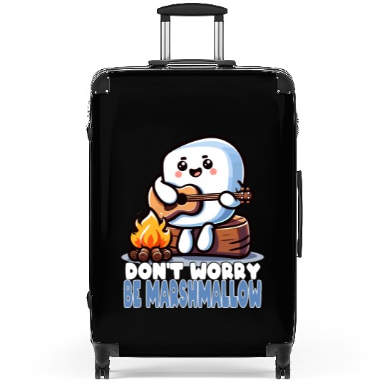 Don't Worry Be Marshmallow Cute Camping Suitcases