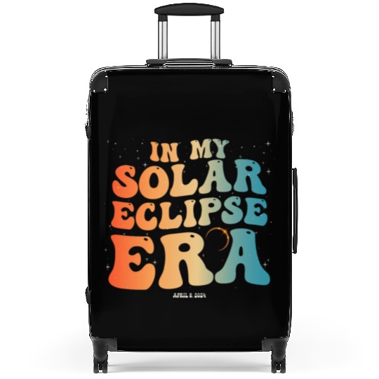 Groovy In My Solar Eclipse Era April 8, 2024 Suitcases