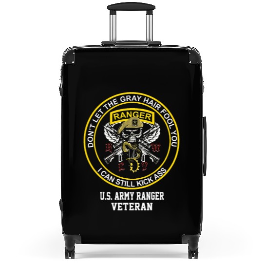 Retired US Army Ranger Veteran USA Military Vet Suitcases