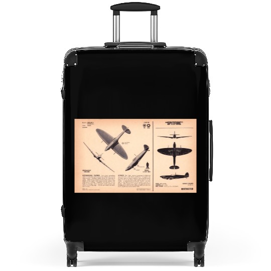Spitfire Recognition Sheet Suitcases
