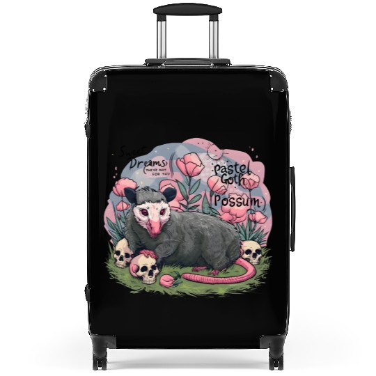 sweet dreams goth possum Street Cats Squad Suitcases