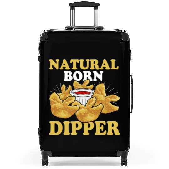 Natural Born DipperFunny Crab Rangoon Suitcases