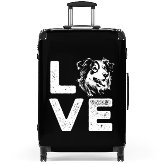 I Love Dog Lover Dog Owner Xmas Suitcases