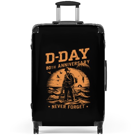 D-Day 80th Anniversary - Never Forget 1944 - 2024 Suitcases