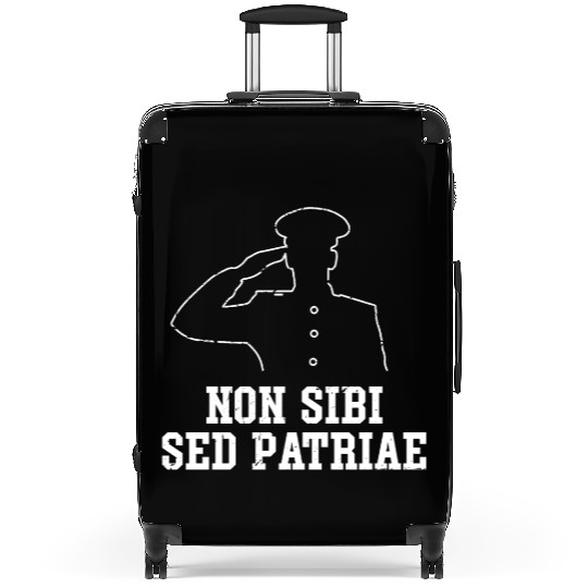 Navy motto Suitcases