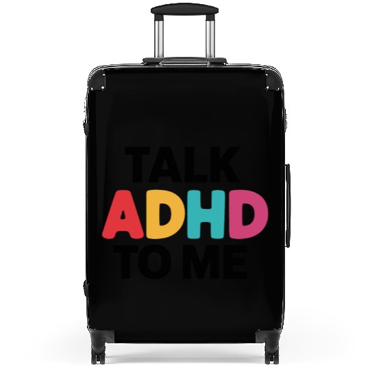 Embrace Neurodiversity Celebrate Adhd Awareness Suitcases