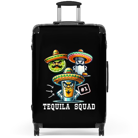 Cinco De Mayo Tequila Squad Drink Number One Suitcases