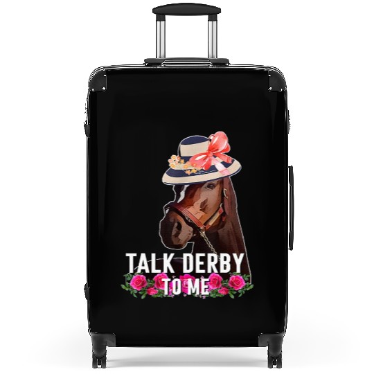 Talk Derby To Me Horse Racing Derby Day Suitcases