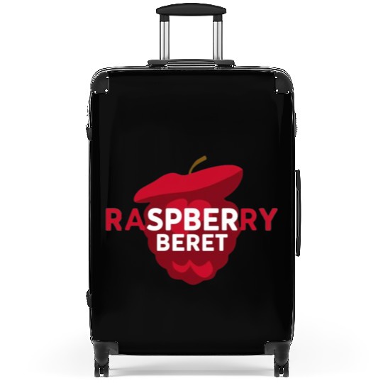 Cute Raspberry Beret Suitcases