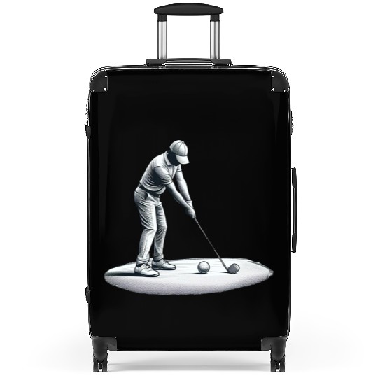 Swing Setup: Golf Sketch Suitcases