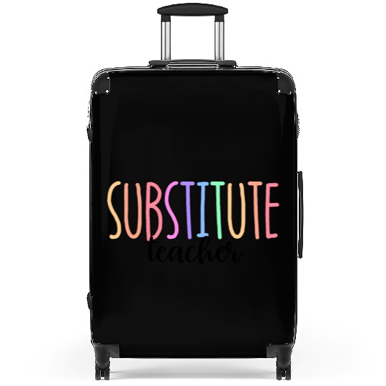 Substitute Teacher Back To School Sub Teacher Suitcases