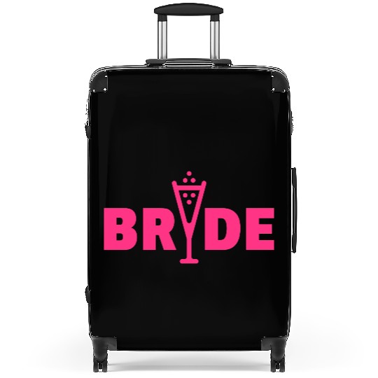 Bride Bubbly (Hen Night Bachelorette Party Pink) Suitcases