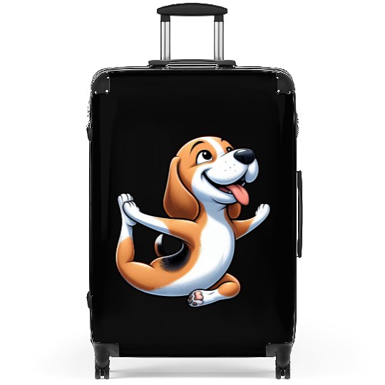 Beagle Yoga Fitness Meditation Suitcases