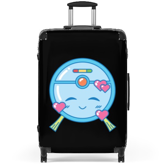 Adorable Kawaii Vacuum Robot Suitcases
