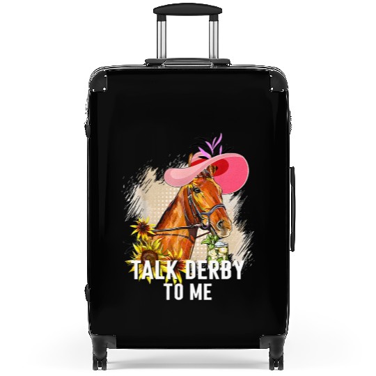 Talk Derby To Me Horse Racing Funny Derby Day Suitcases