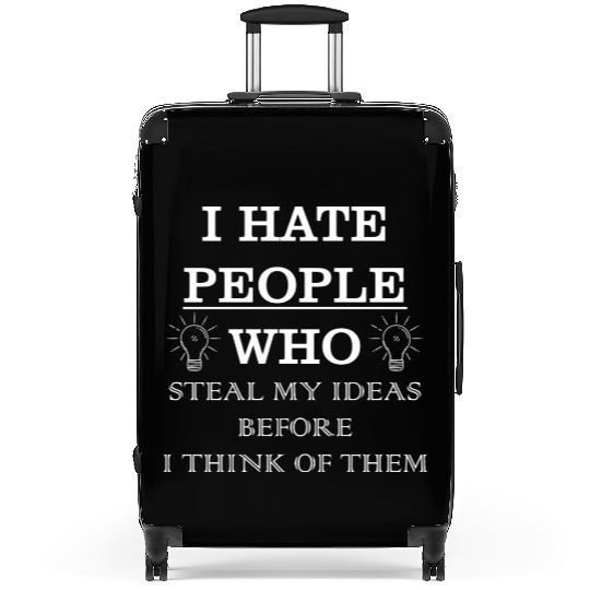I hate people Suitcases