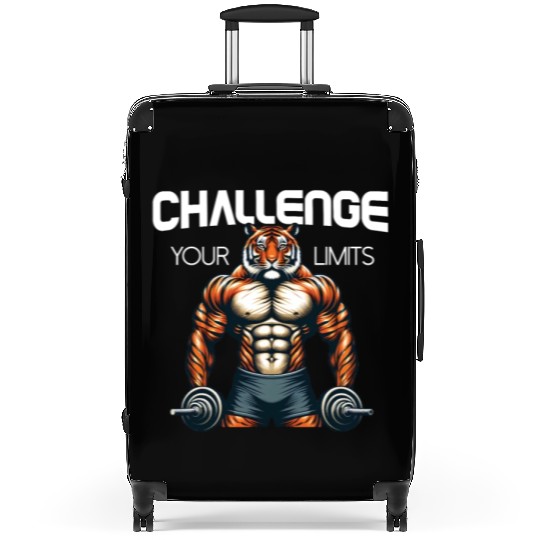 tiger bodybuilding, get strong or die trying Suitcases