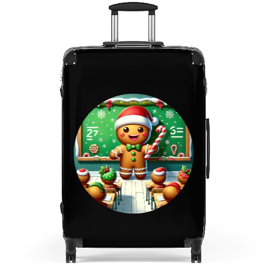 Gingerbread Teach's Yuletide Class Suitcases