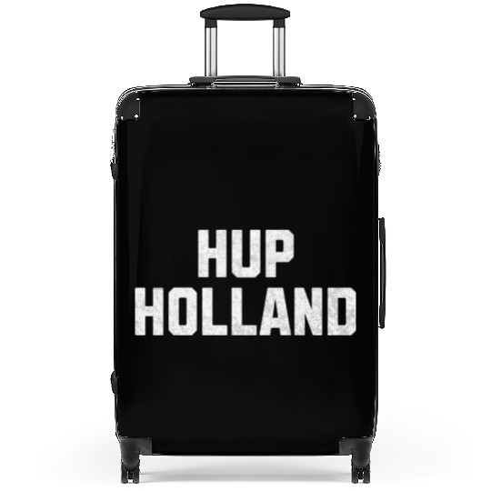 Hup Holland Orange Suitcases