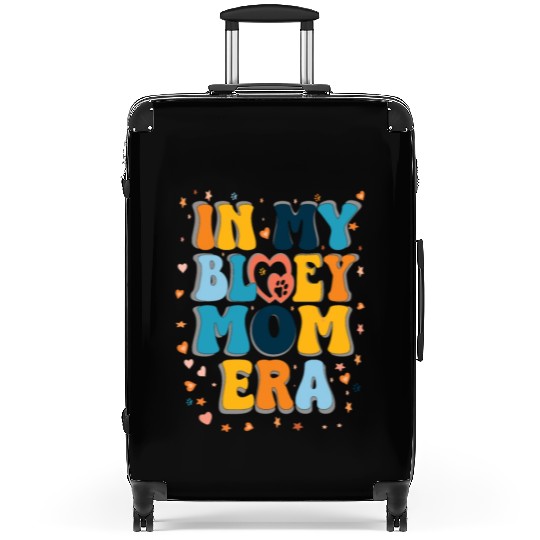Women in My Mom Era Mama Dog Paw Funny Letter Suitcases