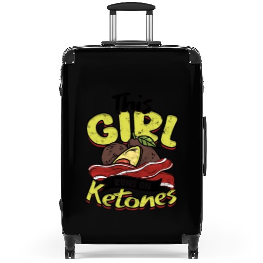 This Girl Runs On Ketones - Fitness Suitcases