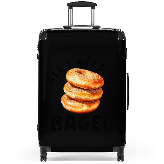 Bagel Lover For Men BreakFast Jewish Food Beigel Suitcases