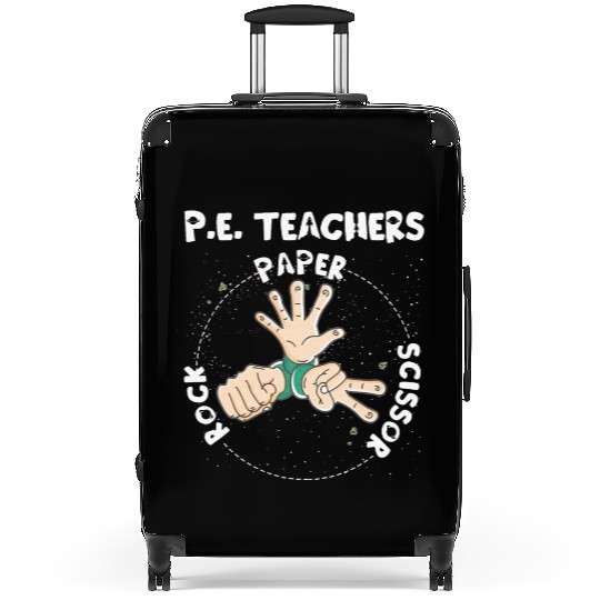 Physical Education PE Teacher Rock Paper Scissor Suitcases