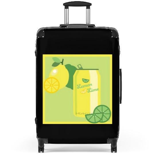 Lemon Lime Soda Suitcases