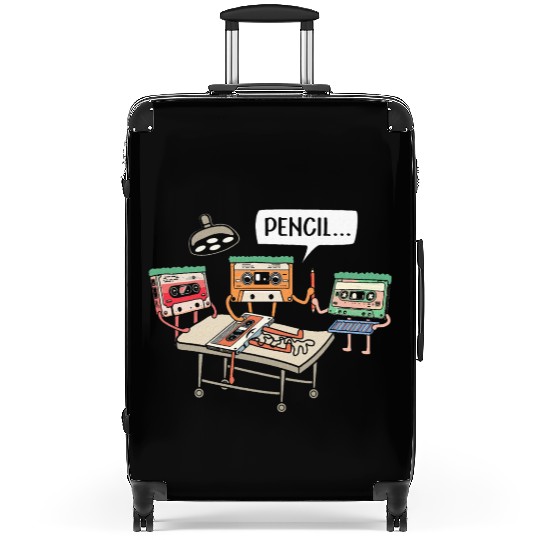 Cassette Tape 80s Music Lover Suitcases