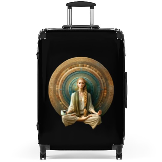 Zen Harmony Mandala Suitcases