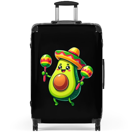 Cinco de Mayo Avocado in Mexico Suitcases