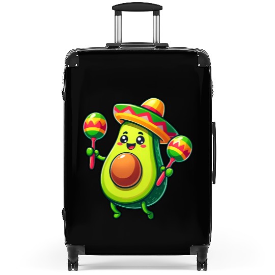 Cinco de Mayo Avocado in Mexico Suitcases