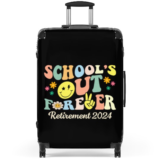 School s Out Forever Gifts Retired Teacher Suitcases